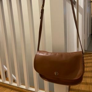 Classic Tan Coach Bag